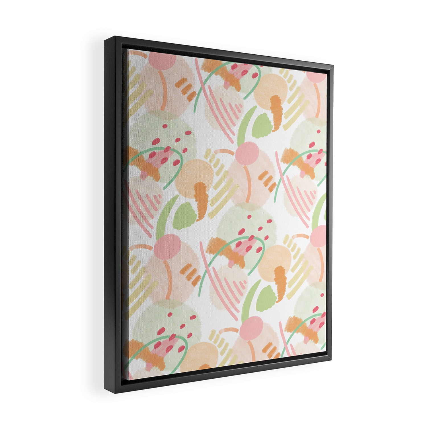 Abstract Spring  Framed Canvas Print Gallery Image 2