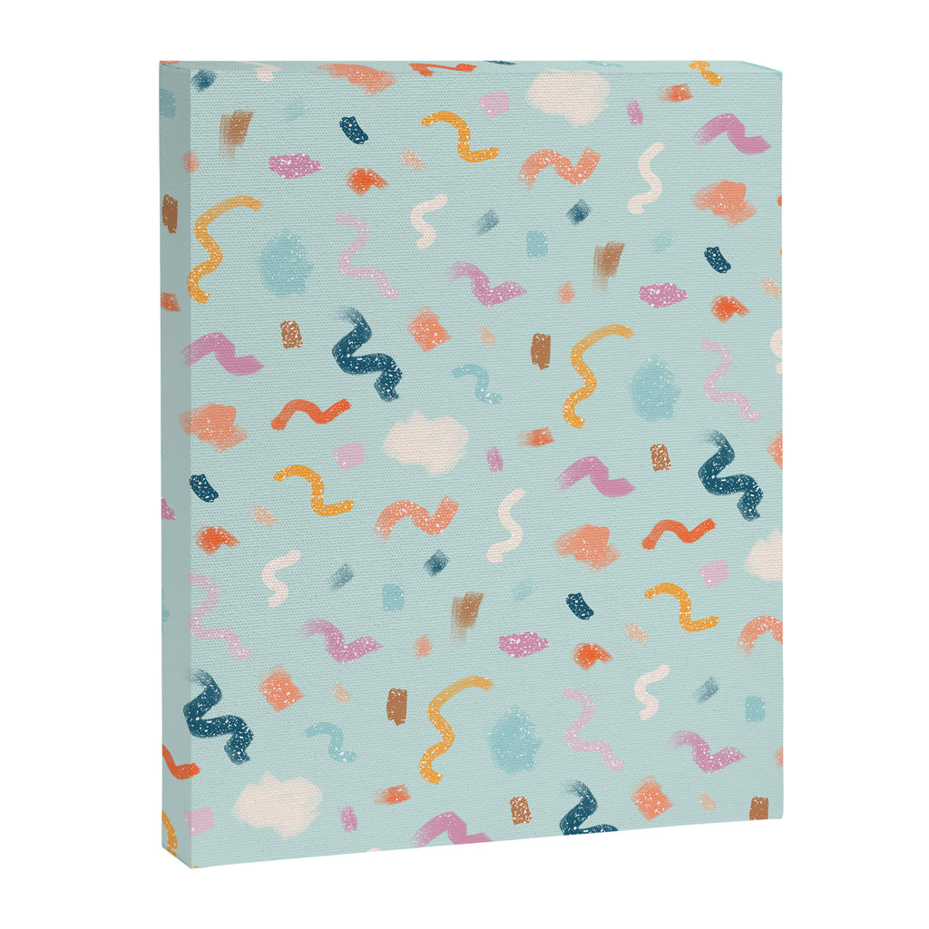 Abtract Colorful Brush Pattern Canvas Print Gallery Image 8