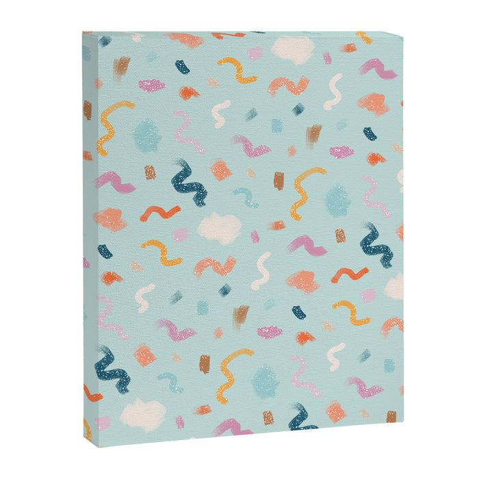 Abtract Colorful Brush Pattern Canvas Print Gallery Image 1