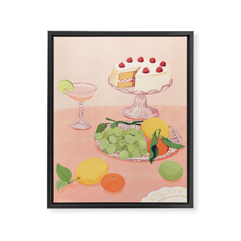 Aesthetic Dessert Framed Canvas Print Gallery Image 6