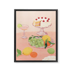 Aesthetic Dessert Framed Canvas Print Gallery Image 6