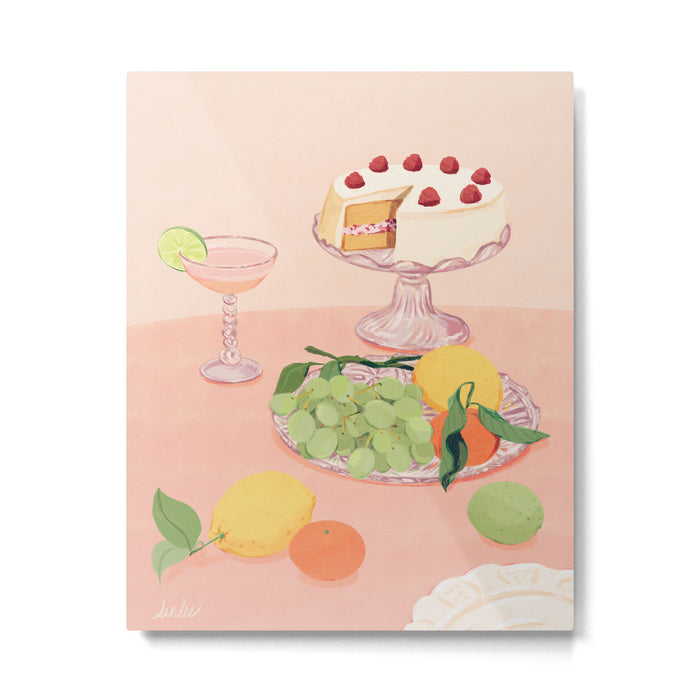 Aesthetic Dessert Metal Print Gallery Image 1