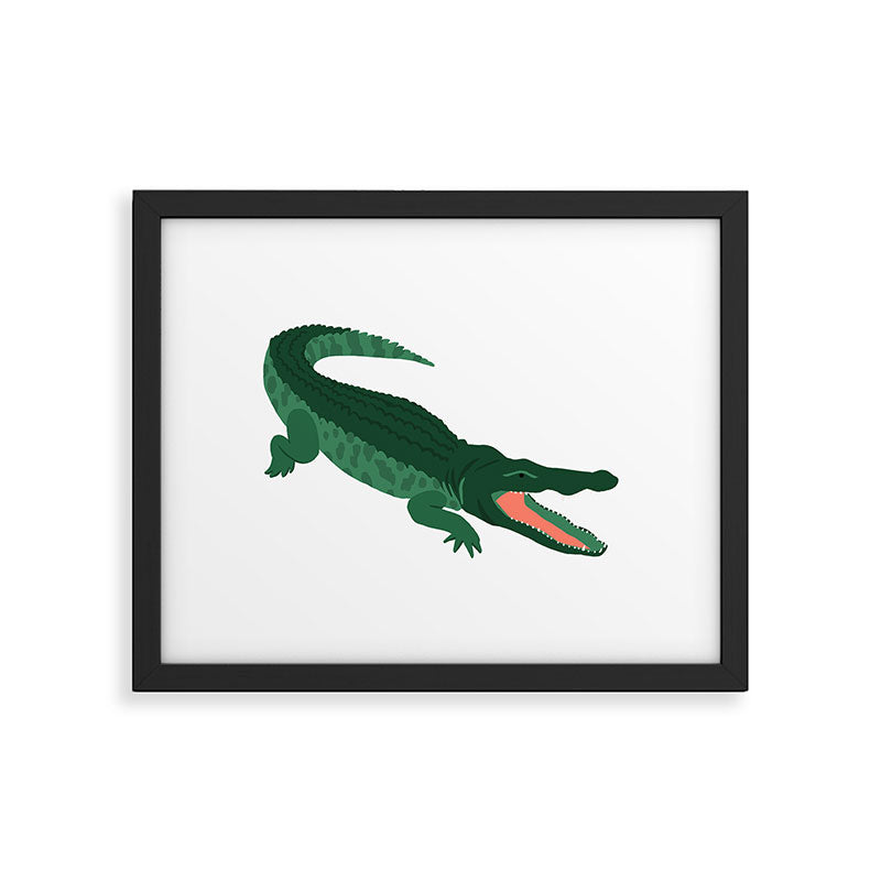 Aligator  Framed Art Print Gallery Image 6