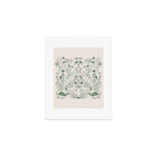 All About Balance Lines (olive) Art Print Gallery Image 1