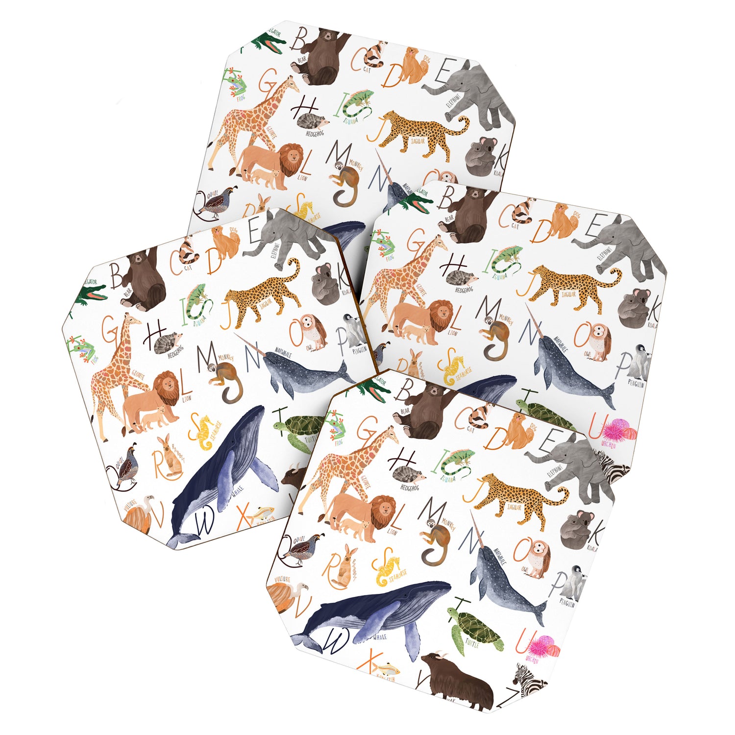 Animal Alphabet Coaster Gallery Image 1