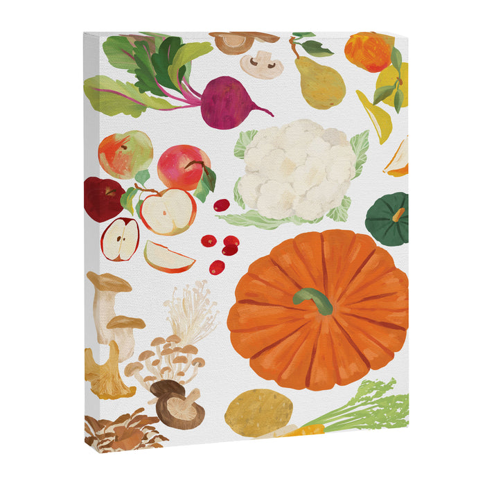 Autumn Fruits & Vegetables Canvas Print Gallery Image 1