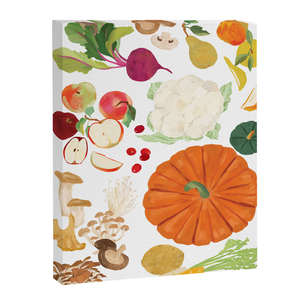 Autumn Fruits & Vegetables Canvas Print Gallery Image 6
