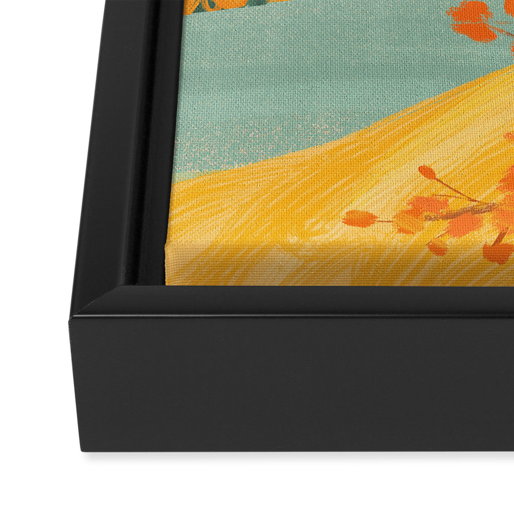 Autumn Riverside Framed Canvas Print Gallery Image 3