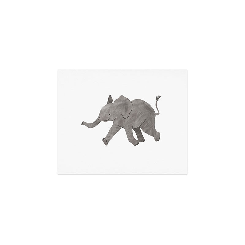 Baby Elephant Art Print Gallery Image 1