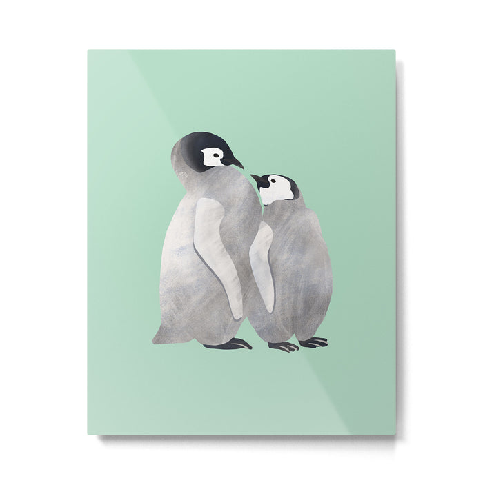 Baby Penguins Metal Print Gallery Image 1