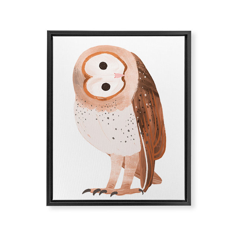 Barn Owl Framed Canvas Print Gallery Image 8