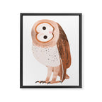 Barn Owl Framed Canvas Print Gallery Image 8