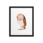 Barn Owl Framed Art Print Gallery Image 4
