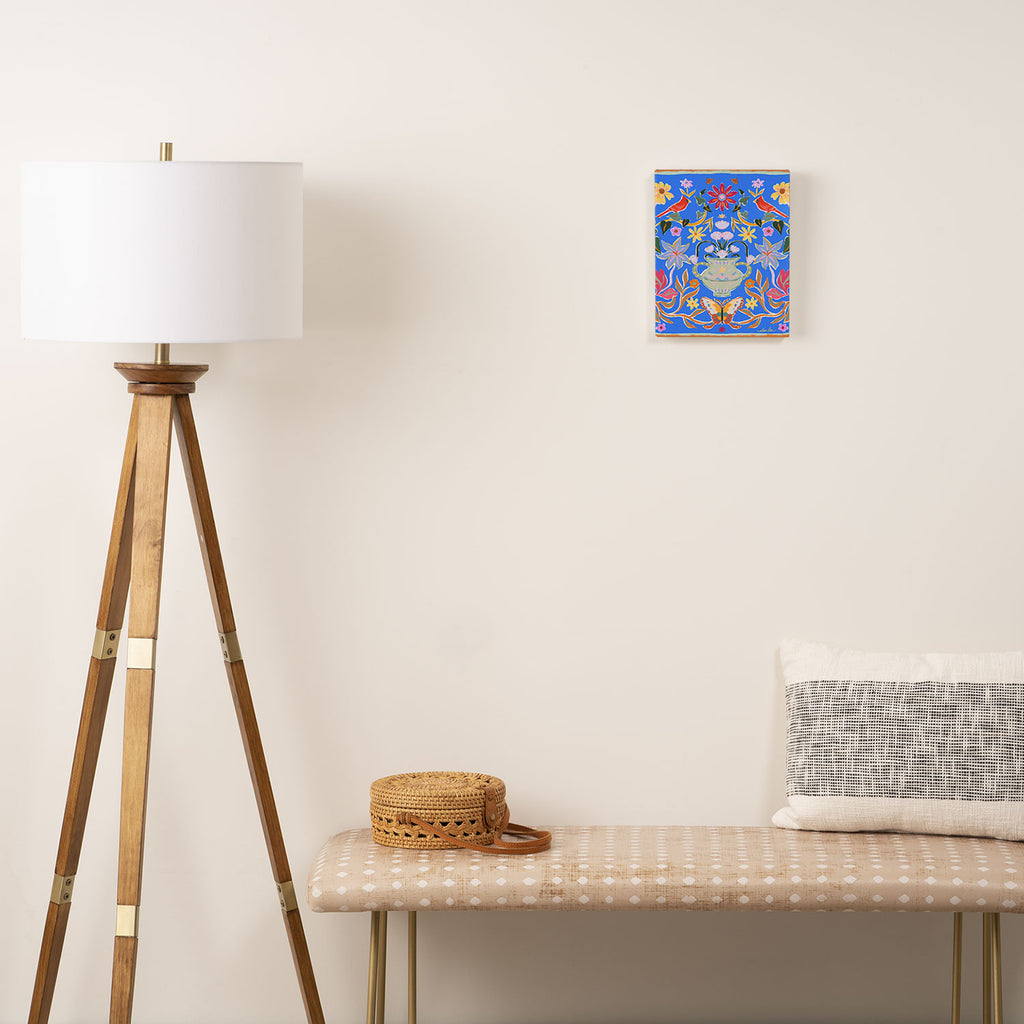 Blue Magical Garden Canvas Print Gallery Image 2