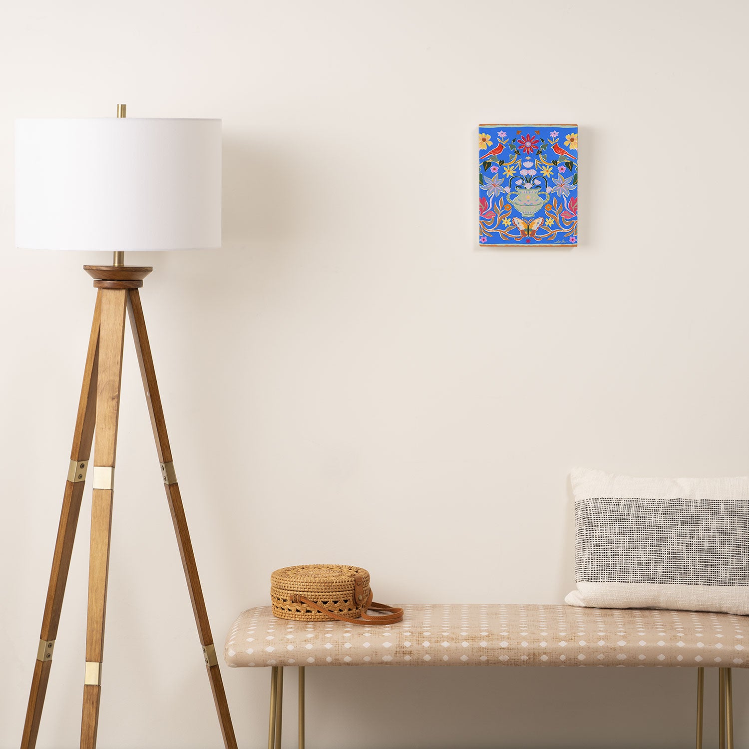 Blue Magical Garden Canvas Print Gallery Image 2