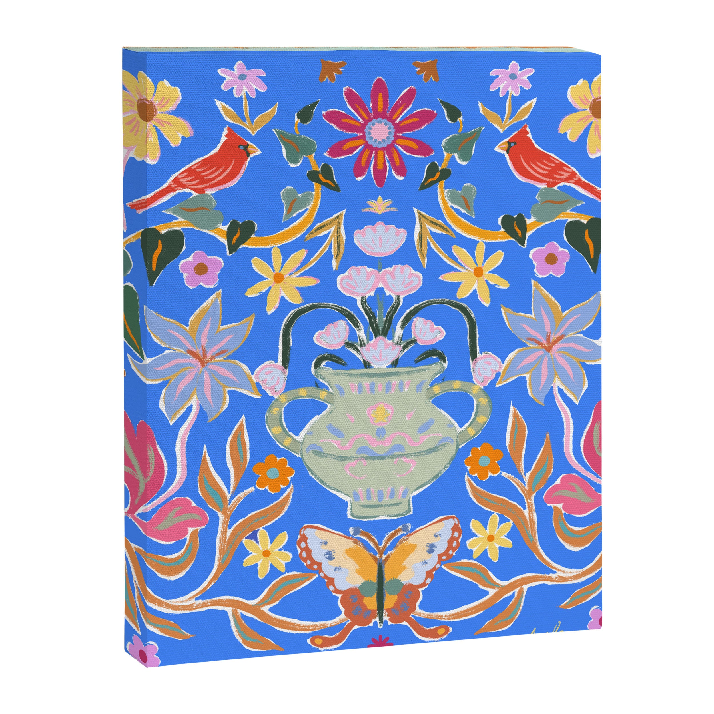 Blue Magical Garden Canvas Print Gallery Image 8