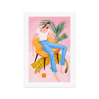 Bohemian Pink Room Art Print Gallery Image 1