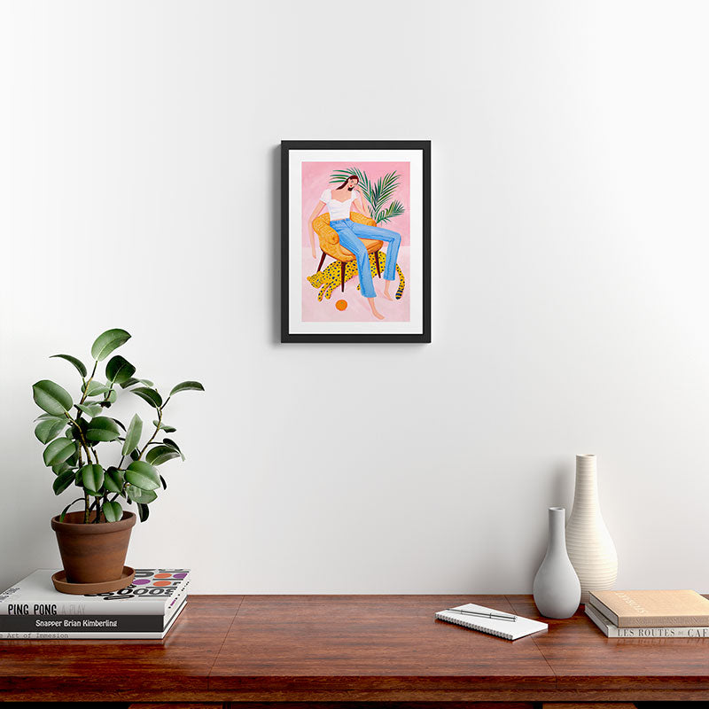 Bohemian Pink Room Framed Art Print Gallery Image 2