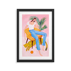Bohemian Pink Room Framed Art Print Gallery Image 2
