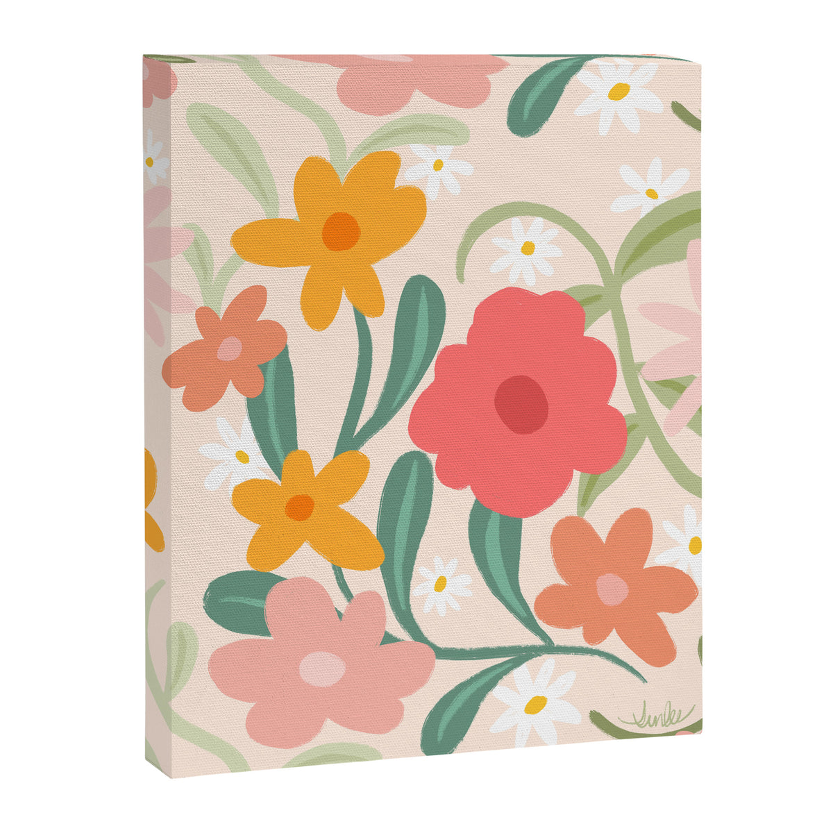 Bold Flowers Canvas Print Gallery Image 8