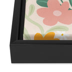 Bold Flowers Framed Canvas Print Gallery Image 3