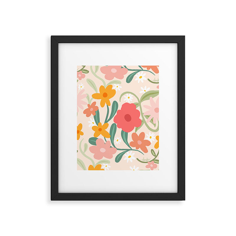 Bold Flowers Framed Art Print Gallery Image 6