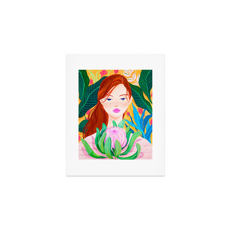 Botanical Lady Art Print Gallery Image 1