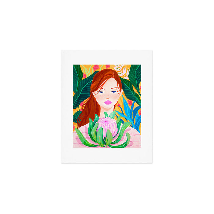 Botanical Lady Art Print Gallery Image 1