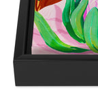 Botanical Lady Framed Canvas Print Gallery Image 3