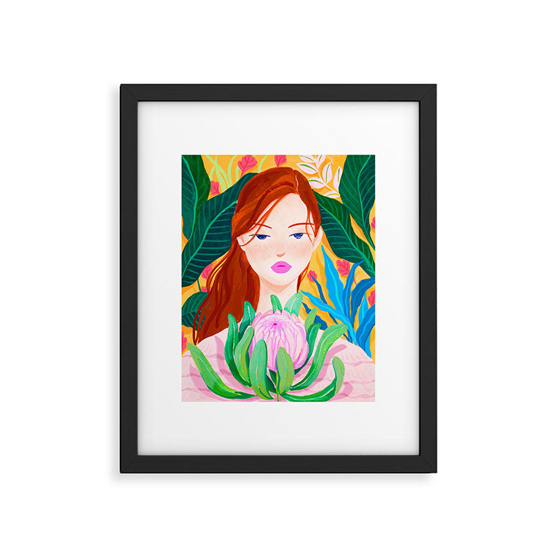Botanical Lady Framed Art Print Gallery Image 5