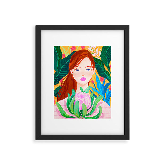 Botanical Lady Framed Art Print Gallery Image 1