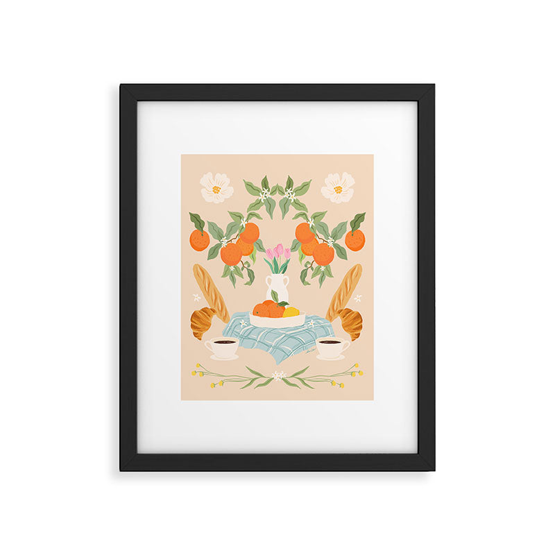 Breakfast and Flowers  Framed Art Print Gallery Image 6