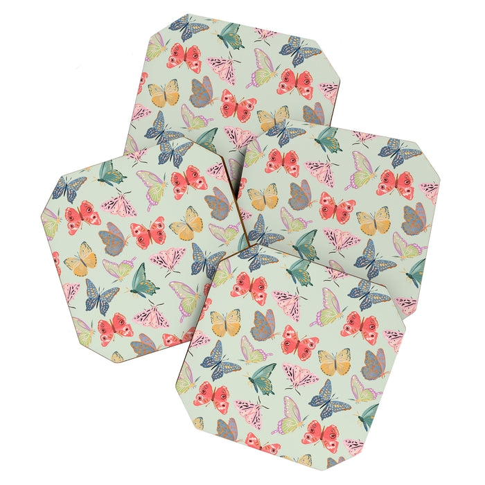 Butterflies and Moths  Coaster Gallery Image 1