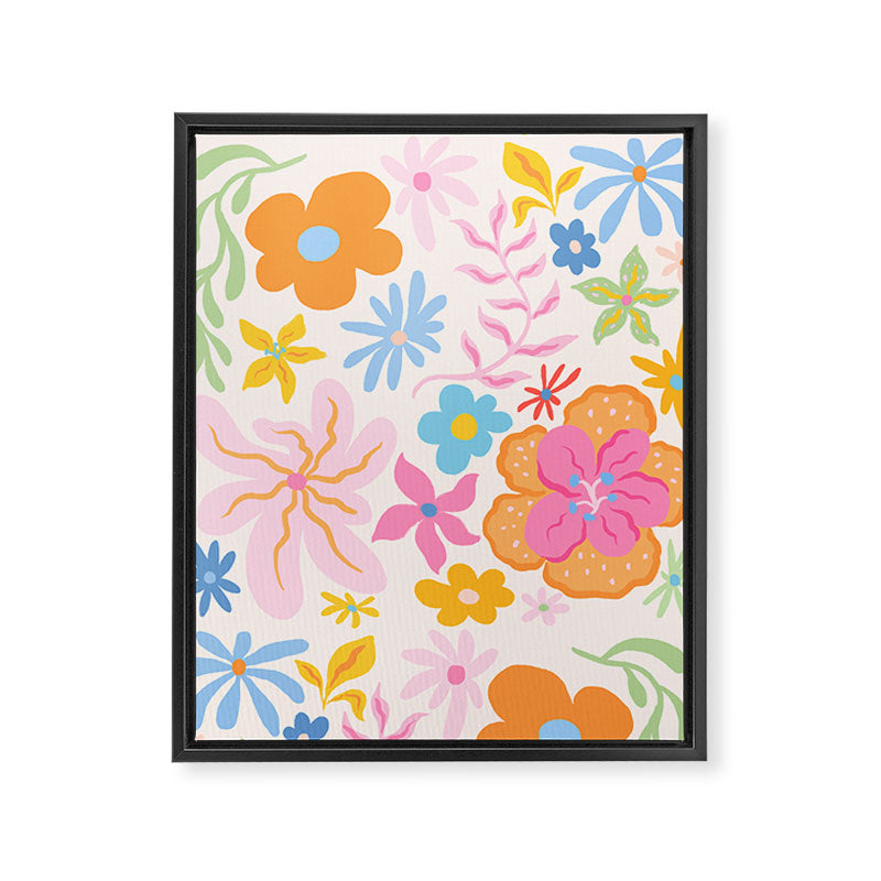 Candy Flowers Framed Canvas Print Gallery Image 8