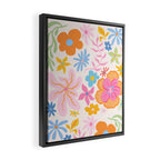 Candy Flowers Framed Canvas Print Gallery Image 2