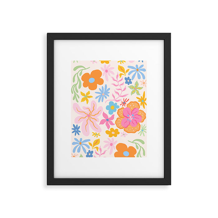 Candy Flowers Framed Art Print Gallery Image 1