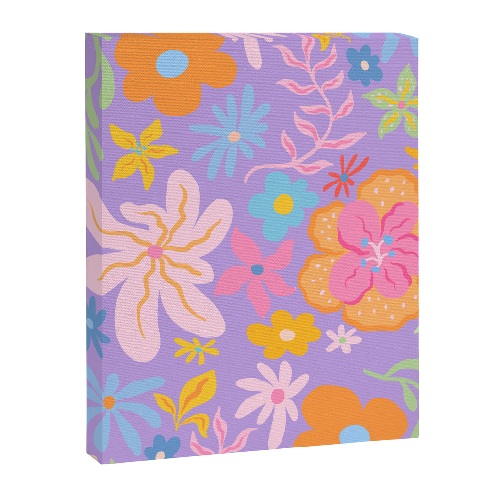 Candy Flowers Lilac Canvas Print Gallery Image 8