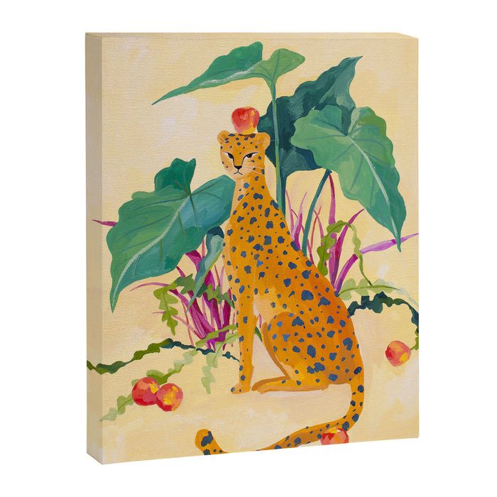 Cheetah and Apples Canvas Print Gallery Image 1