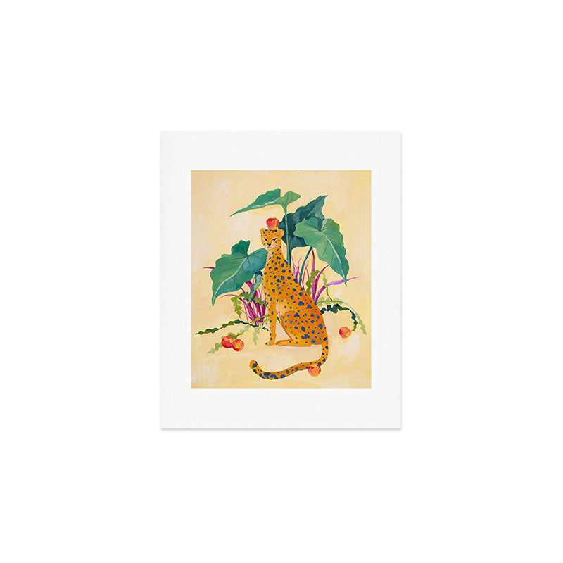 Cheetah and Apples Art Print Gallery Image 1
