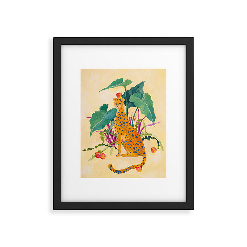 Cheetah and Apples Framed Art Print Gallery Image 4