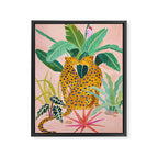 Cheetah Crush Framed Canvas Print Gallery Image 6