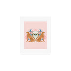 Cheetah Symmetry Art Print Gallery Image 1