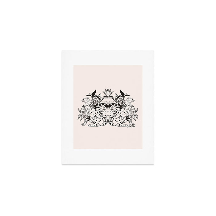 Cheetah Symmetry lines  Art Print Gallery Image 1