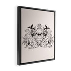 Cheetah Symmetry lines  Framed Canvas Print Gallery Image 2