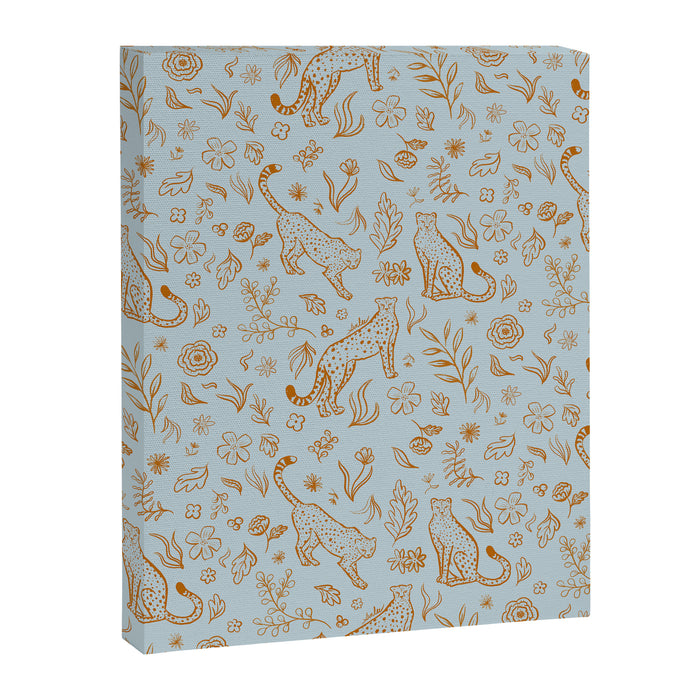 Cheetahs and Plants Boho Canvas Print Gallery Image 1