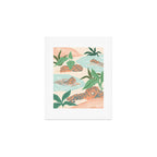 Chilling Tigers Art Print Gallery Image 1