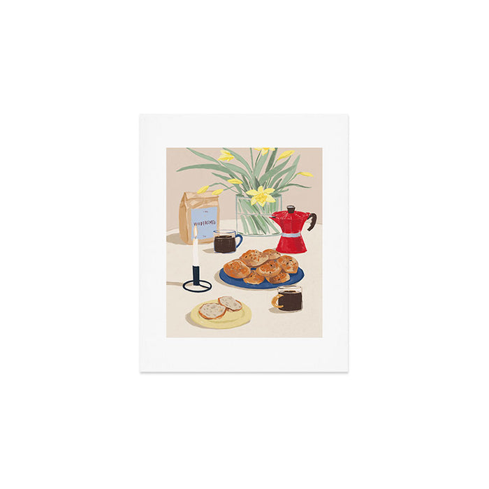 Coffee and Bread Art Print Gallery Image 1