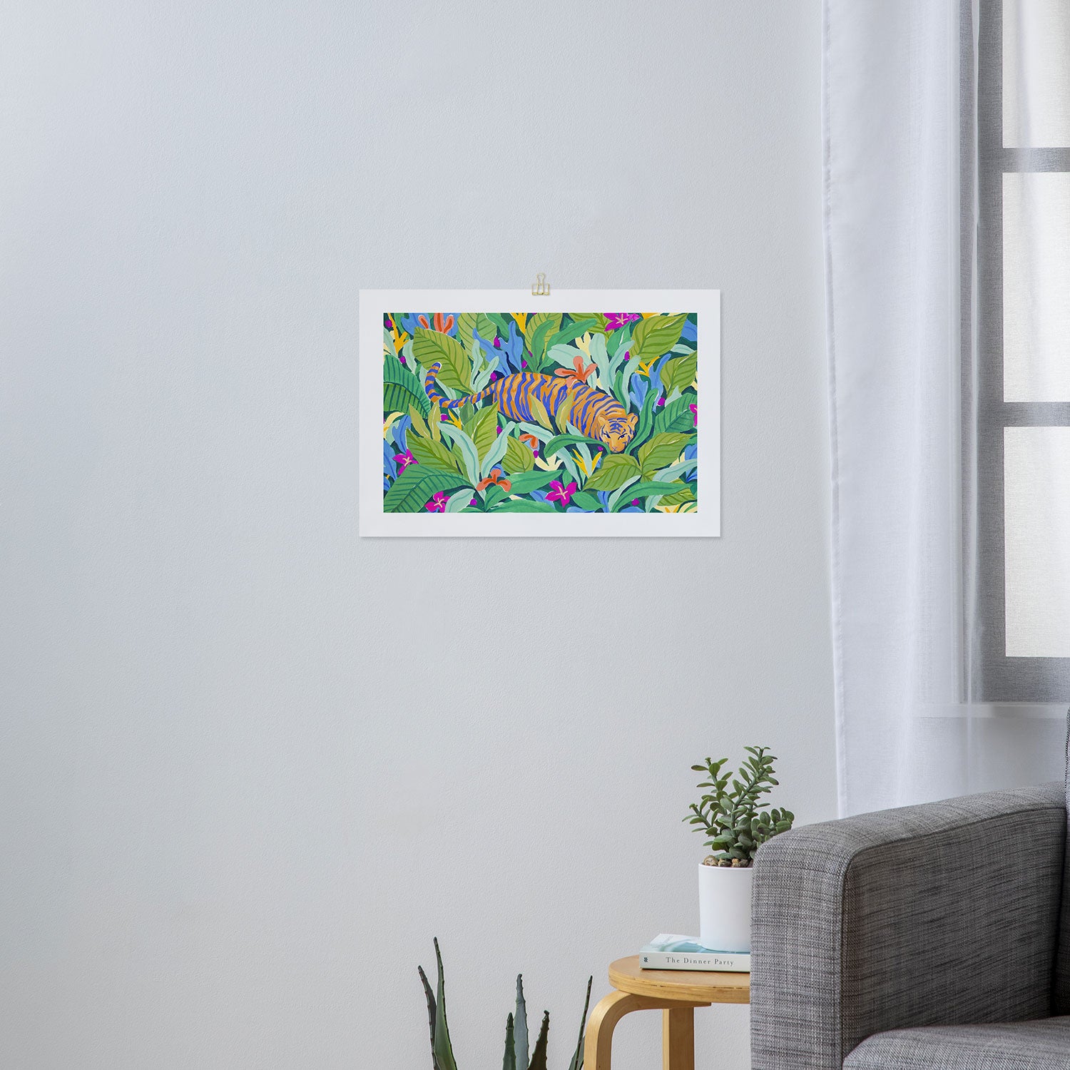 Colorful Jungle Art Print Gallery Image 3