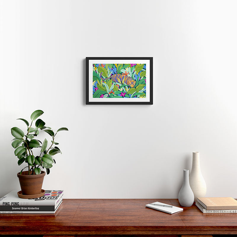 Colorful Jungle Framed Art Print Gallery Image 2