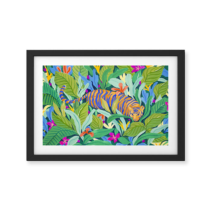 Colorful Jungle Framed Art Print Gallery Image 1